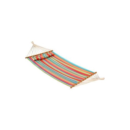 Snow Joe Bliss Oversized Outdoor Hammock with Pillow, Tropical Fruit BH-404B